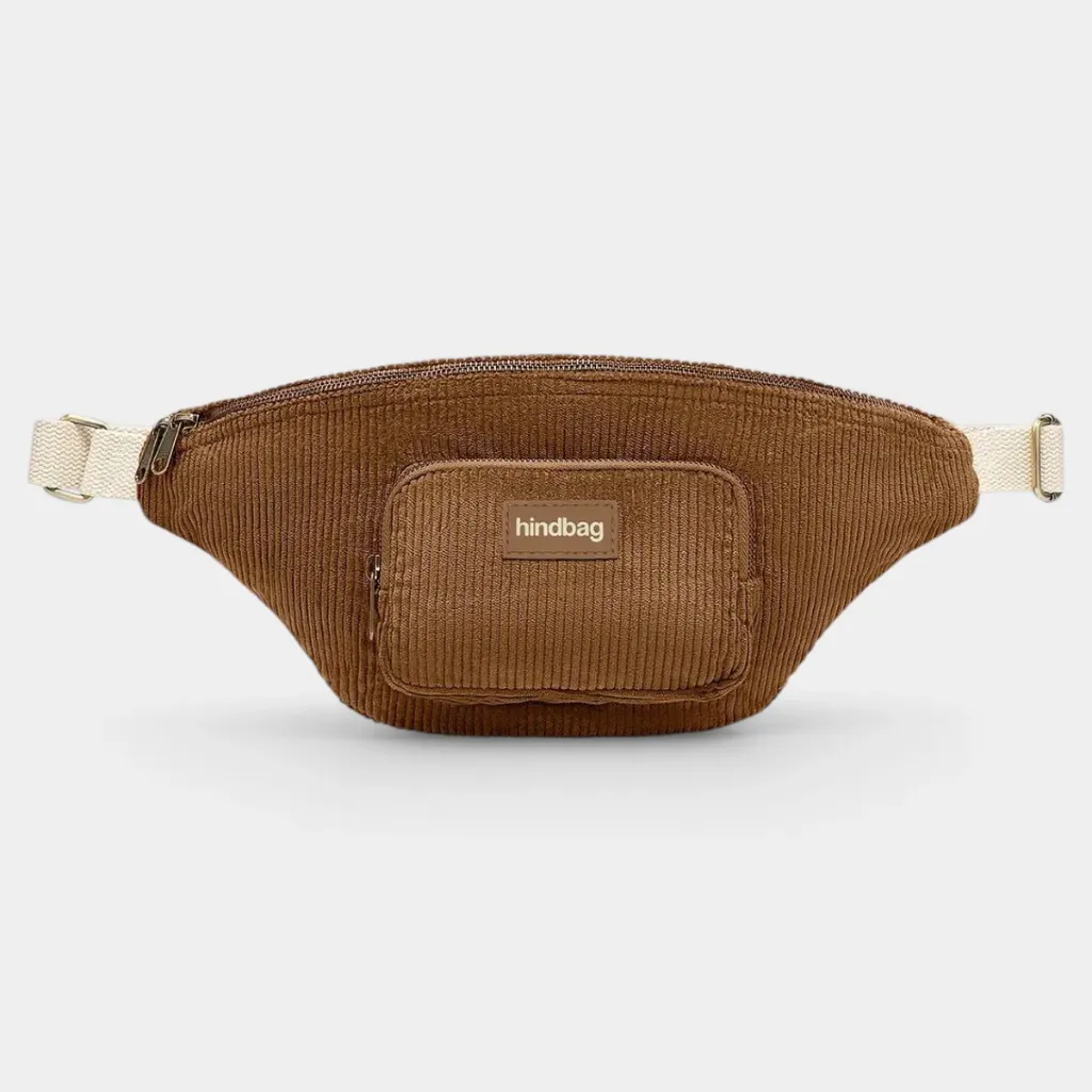 [HIND-7HINDSOFIA_VEL_MAC_ETST] Sac banane XL 'Sofia' – Velours macchiato – Hindbag