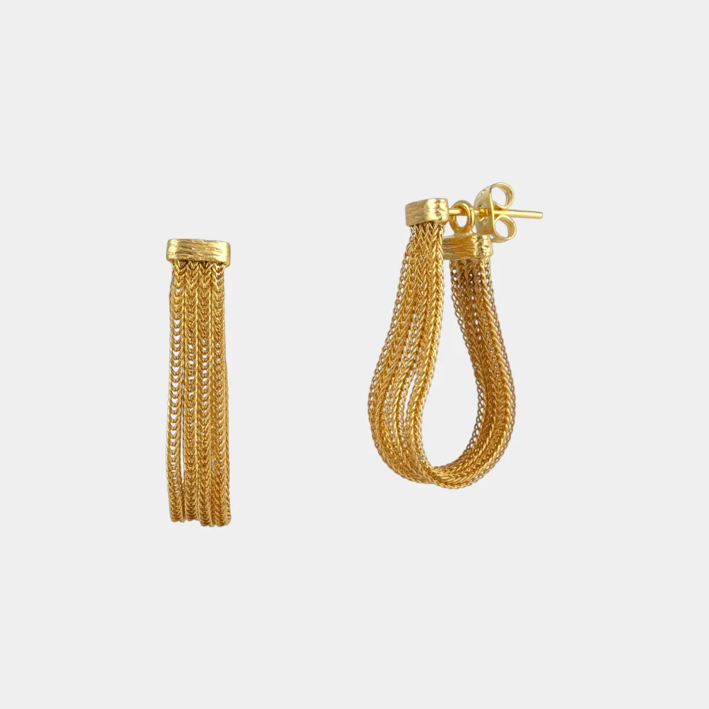 [TCS-IFE817X] Boucles d'oreilles – Laiton plaqué or – The Craftshop
