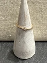 Bague Bingo Collection Pointillée Plaquée Or & Zircon - By Johanne