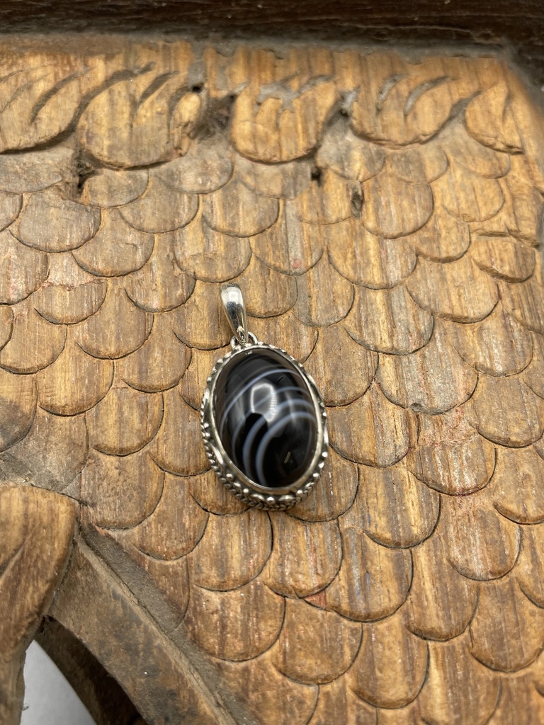 [PEAR-0103-1-12-3,5] Pendentif Argent 925 & Pierre Naturelle [0103]
