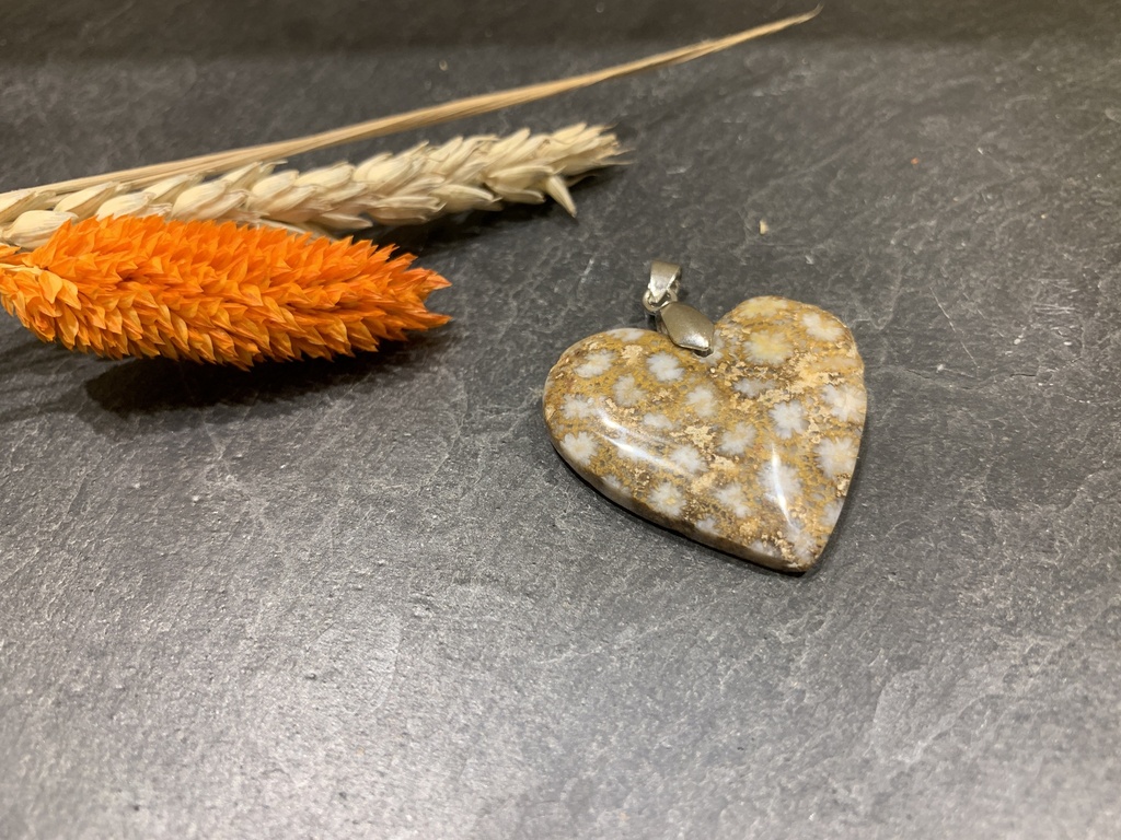 [PEAR-0177-1-11,7-4,5] Pendentif Argent 925 & Agate Dendritique [0177]