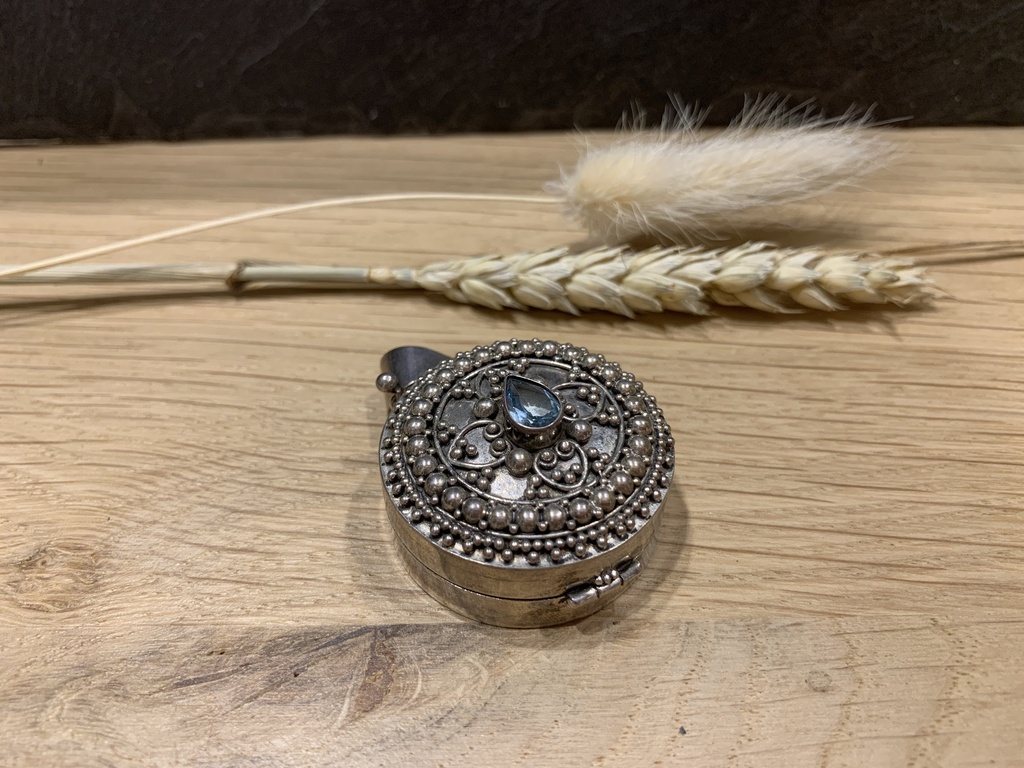 [PEAR-0185-1-27,4-5,5] Pendentif Argent 925 & Topaze [0185]