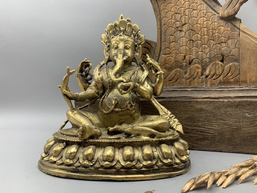 [OBET-1-0018-GA-15] Statue Ganesh 15 cm [0018]