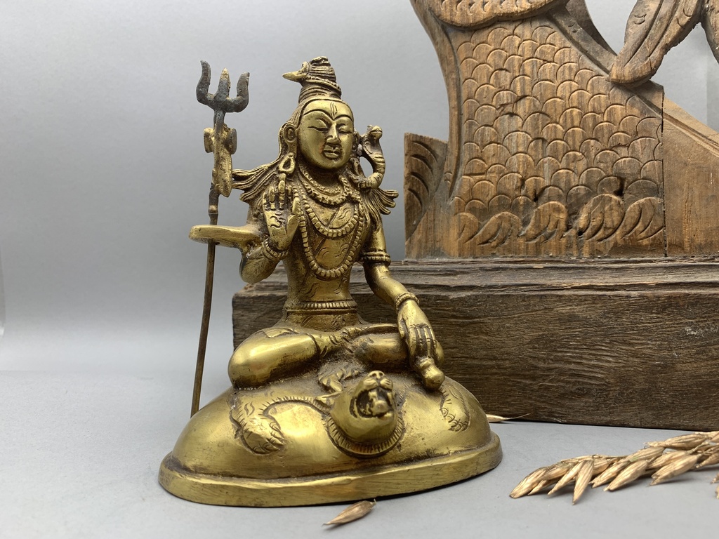 [OBET-1-0023-SH-15] Statue Shiva 15 cm [0023]