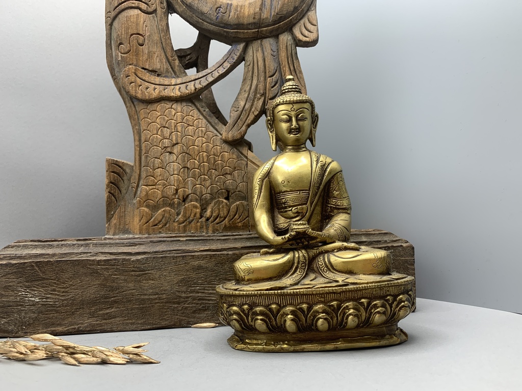 [OBET-1-0033-BU-21] Statue Buddha 21 cm [0033]