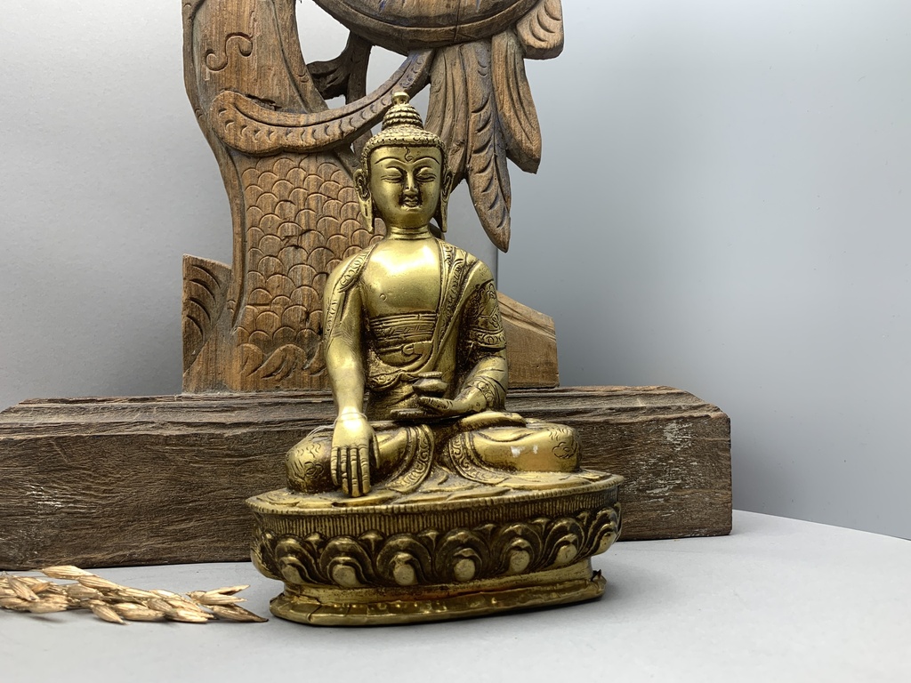 [OBET-1-0034-BU-21] Statue Buddha 21 cm [0034]