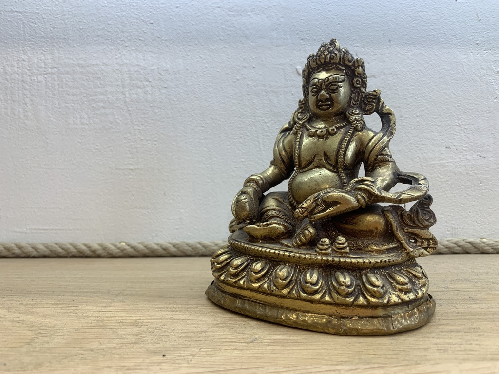 [OBET-1-0038-DZ-15] Statue Dzambhala 15 cm [0038]