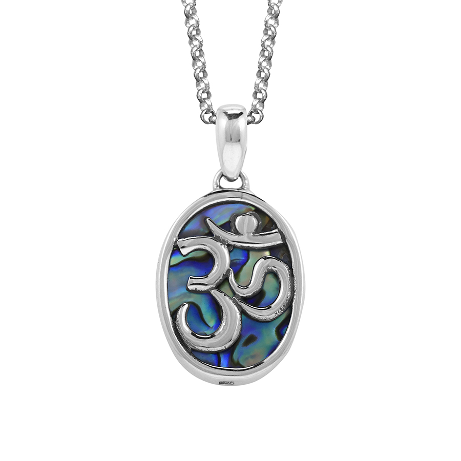 [PEAR-0233-1-3,7-3,3] Pendentif Argent 925 & Paua Abalone [0233]