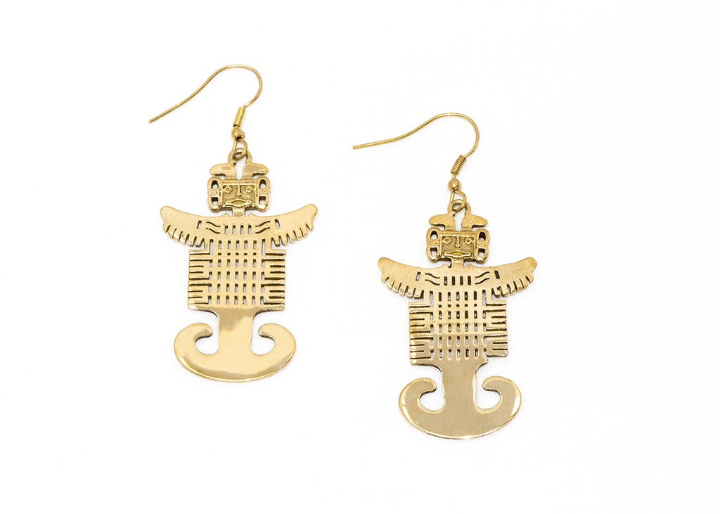 [NATA-BO-ECE124] B.O Tolima Laiton Doré [Boucles d'Oreilles]