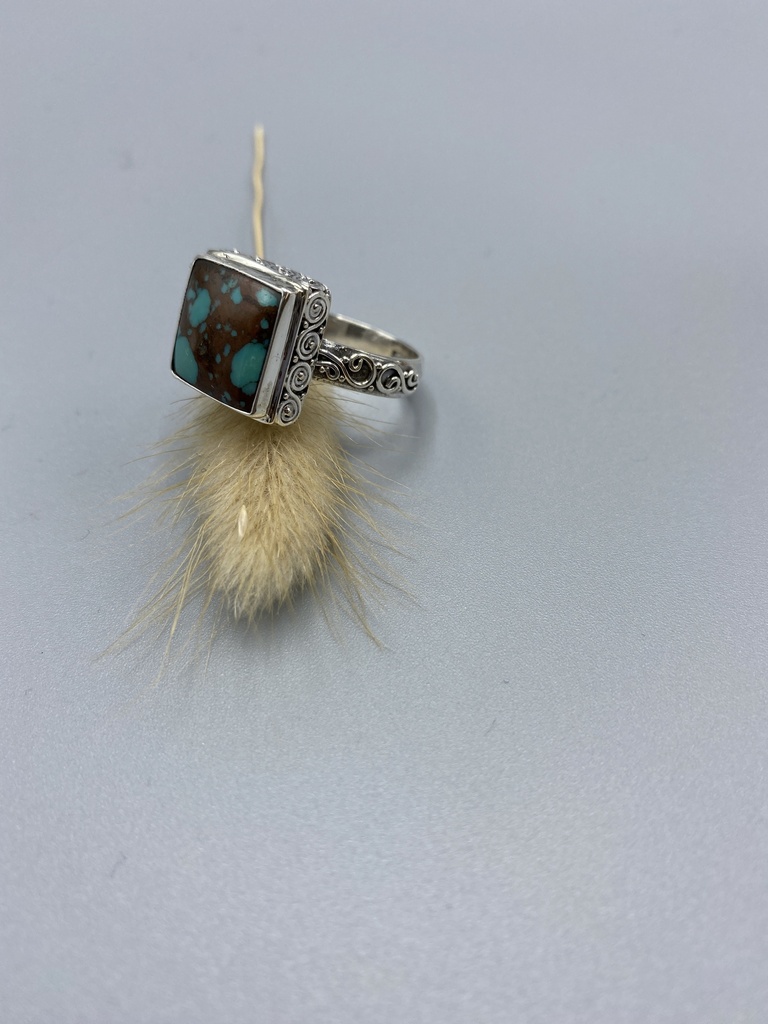 [BAAR-0095-TU-60] Bague Argent 925 & Pierre naturelle [0095]