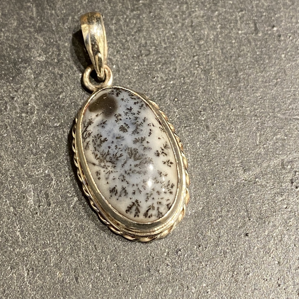 [PEAR-0316-1-10,4-4] Pendentif Argent 925 & Agate [0316]