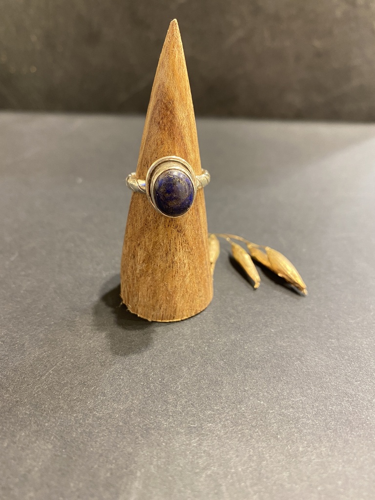 [BAAR-0123-1-5,7-56] Bague Argent 925 & Lapis Lazuli [0123]