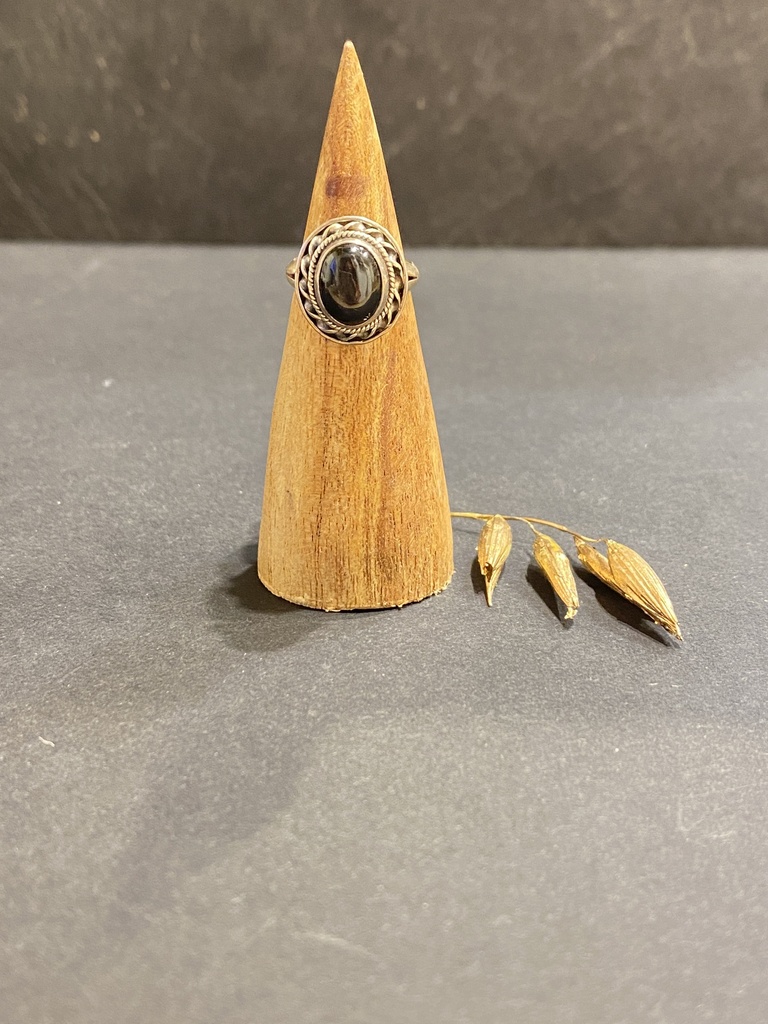 [BAAR-0145-1-4-46] Bague Argent 925 & Œil de Chat [0145]