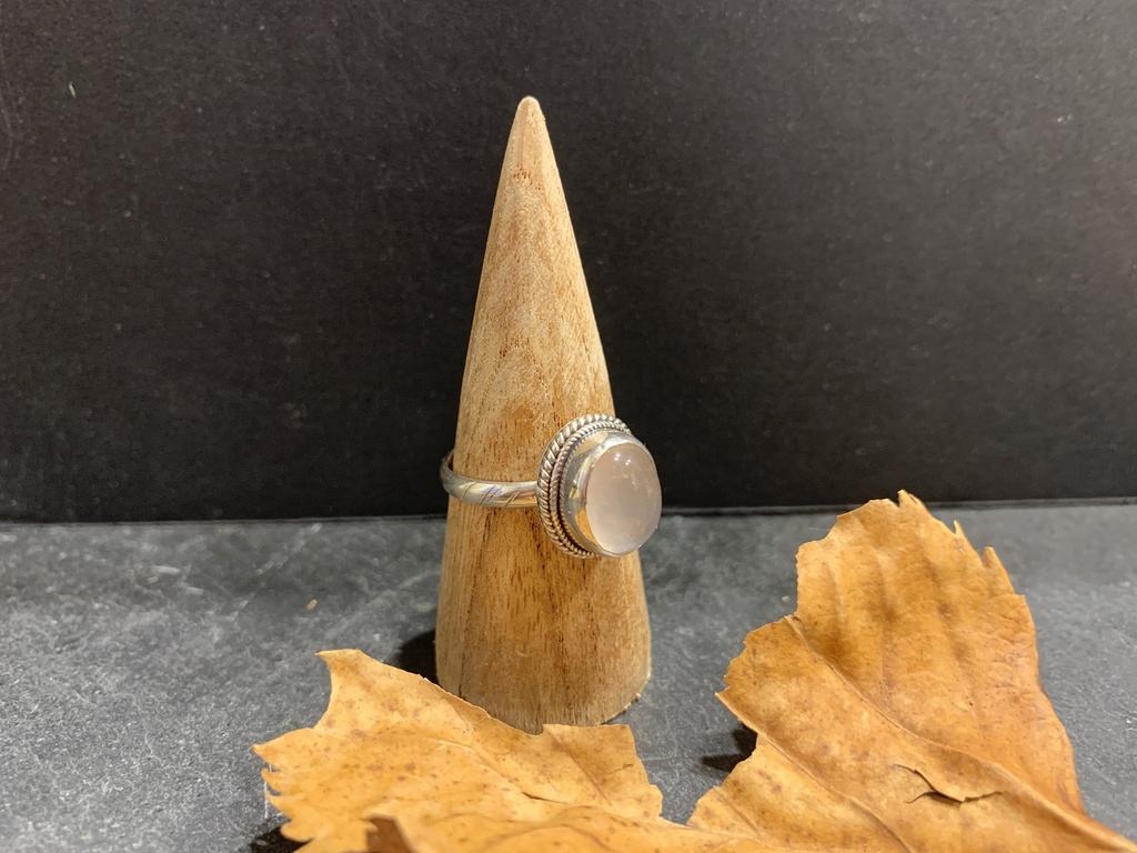 [BAAR-0202-1-6,2-63] Bague Argent 925 & Quartz Rose [0202]