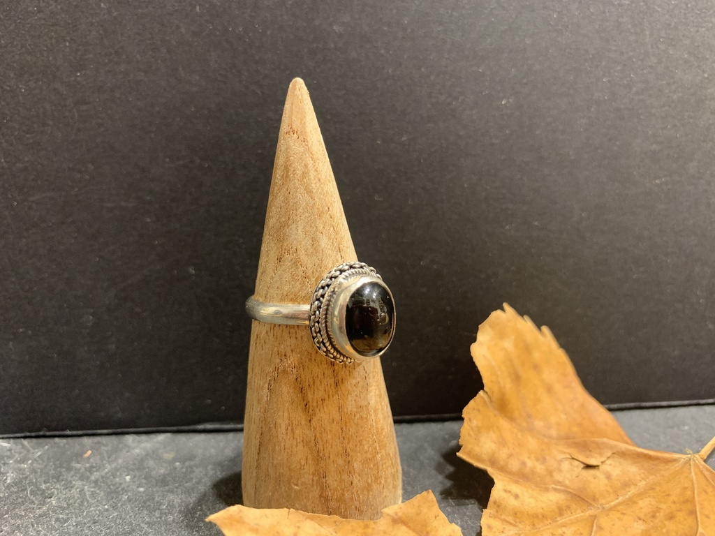 [BAAR-0208-1-5,5-57] Bague Argent 925 & Œil de Chat [0208]