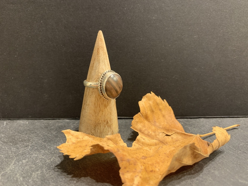 [BAAR-0214-1-7,5-50] Bague Argent 925 & Pierre Naturelle [0214]
