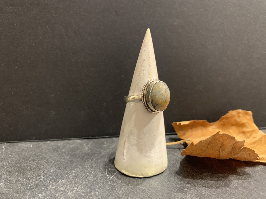 [BAAR-0271-1-7-57] Bague Argent 925 & Pierre Naturelle [0271]