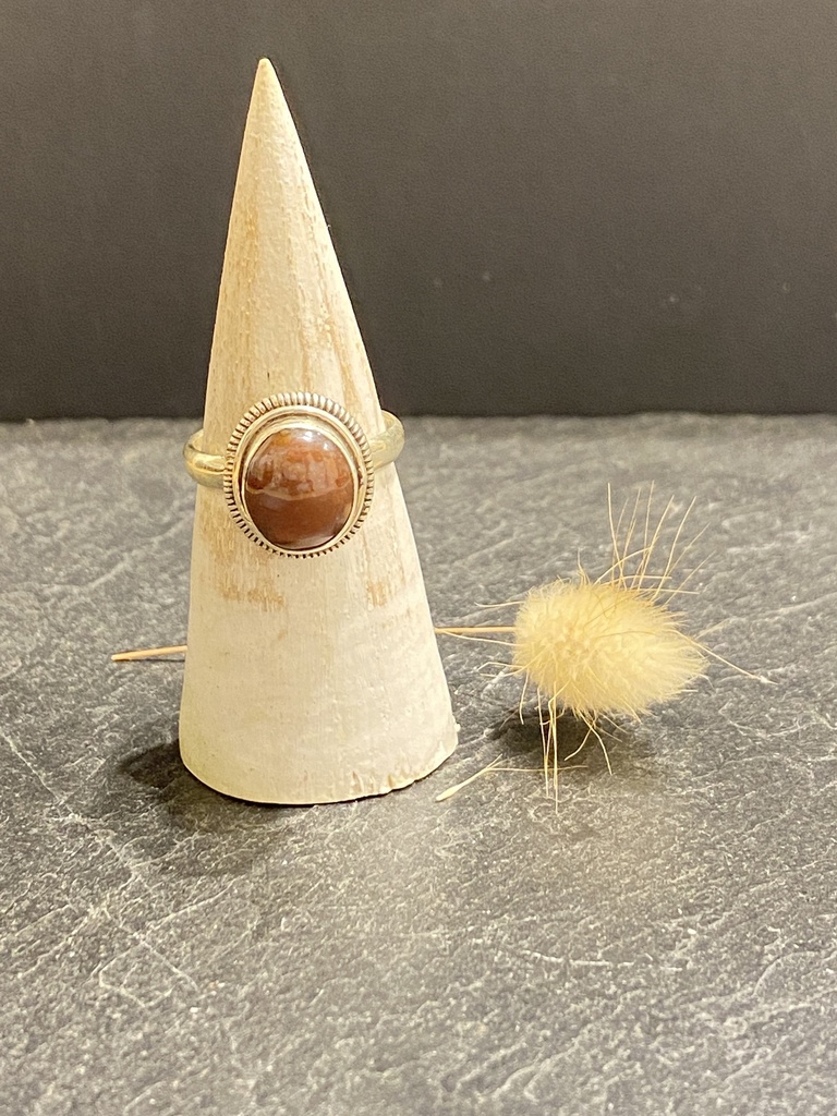 [BAAR-0299-1-7,9-60] Bague Argent 925 & Pierre Naturelle [0299]