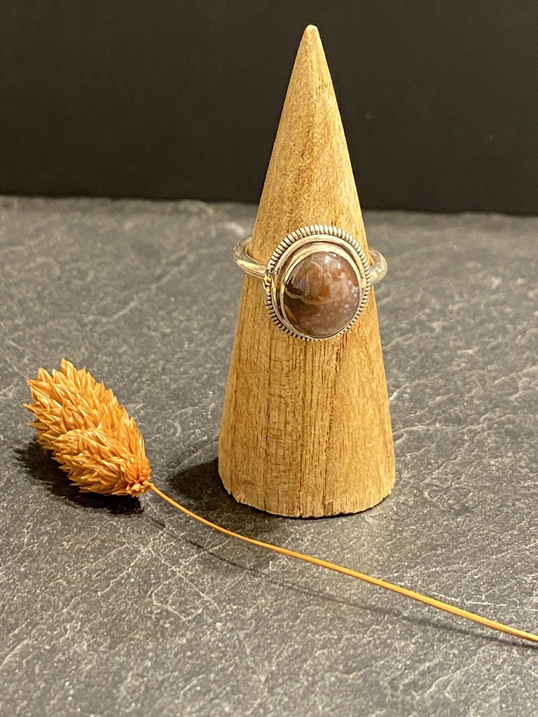 [BAAR-0319-1-8,3-54] Bague Argent 925 & Pierre Naturelle [0319]