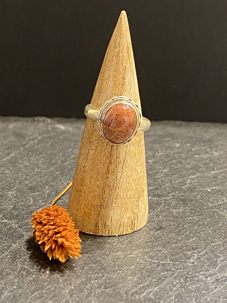 [BAAR-0324-1-6,1-57] Bague Argent 925 & Pierre Naturelle [0324]