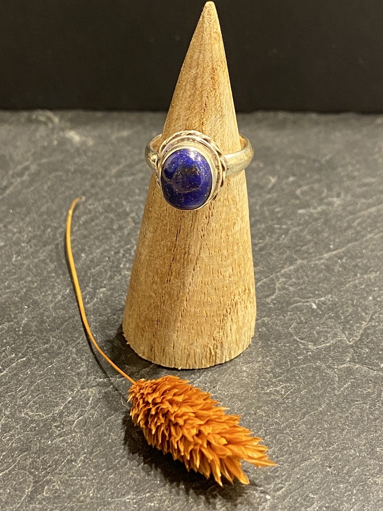 [BAAR-0335-1-6,5-51] Bague Argent 925 & Lapis Lazuli [0335]