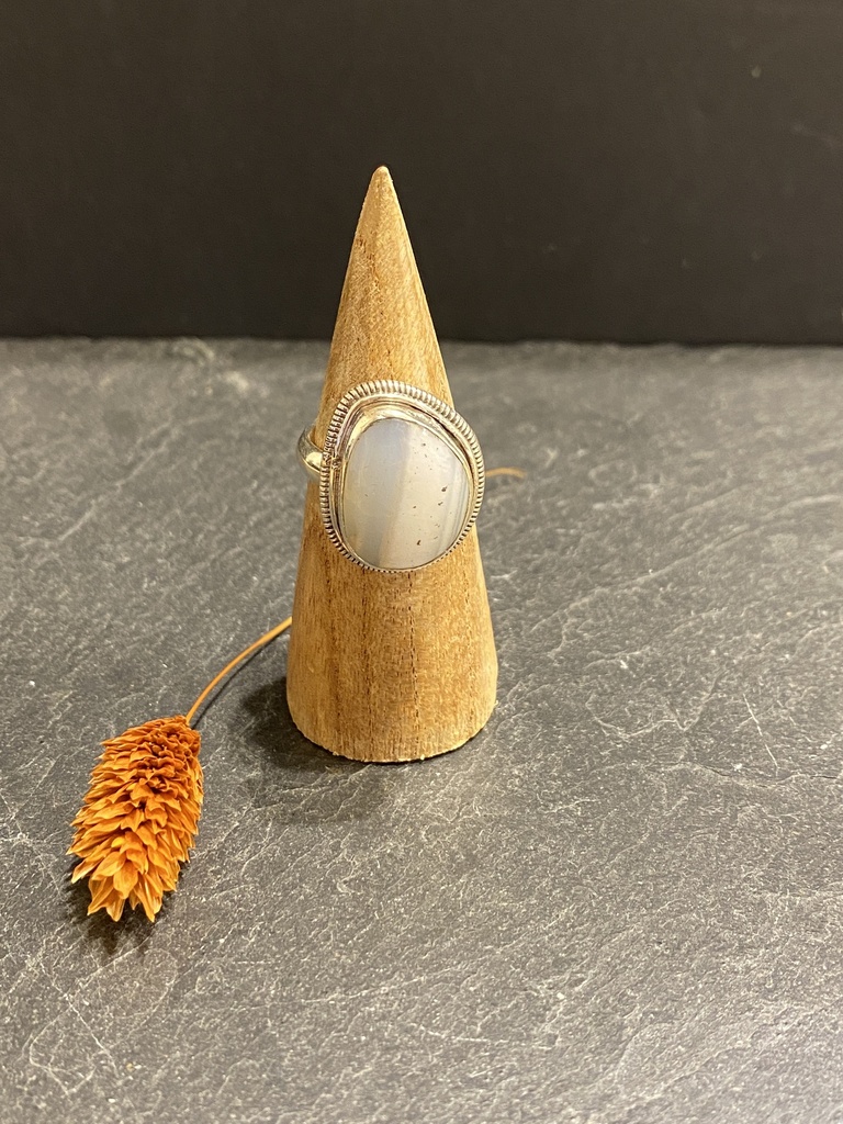 [BAAR-0426-1-11,5-55] Bague Argent 925 & Pierre Naturelle [0426]