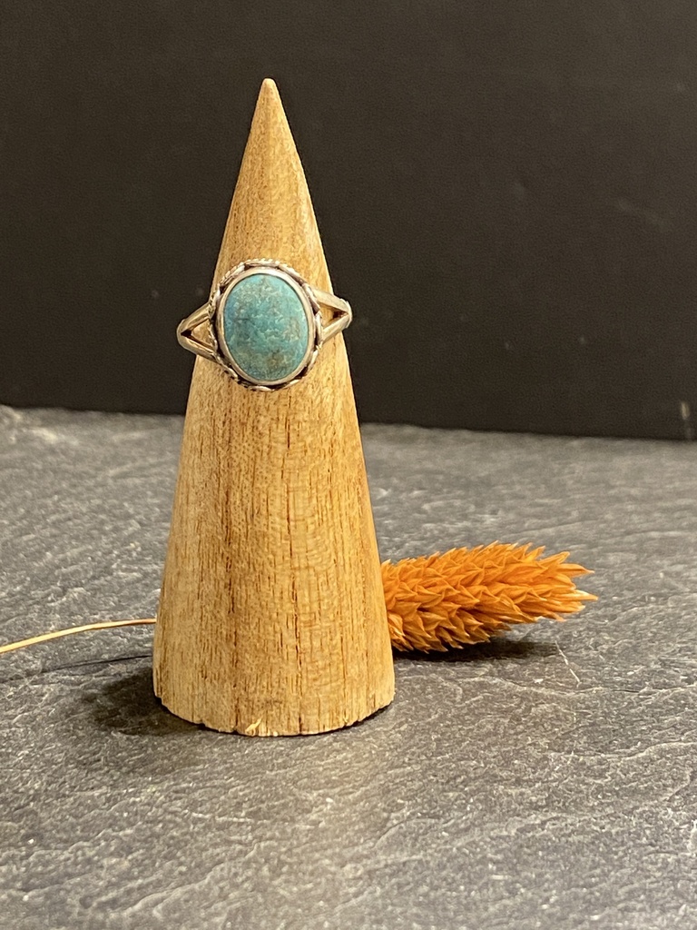 [BAAR-0512-1-4,4-45] Bague Argent 925 & Turquoise [0512]
