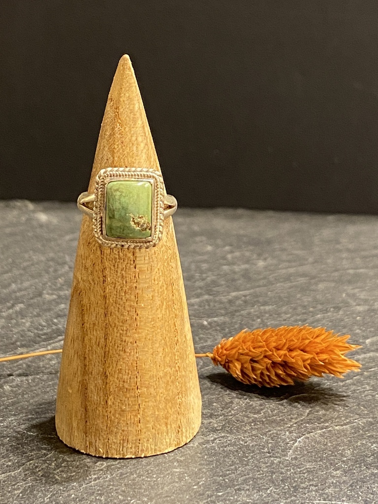 [BAAR-0522-1-4,7-48] Bague Argent 925 & Turquoise [0522]