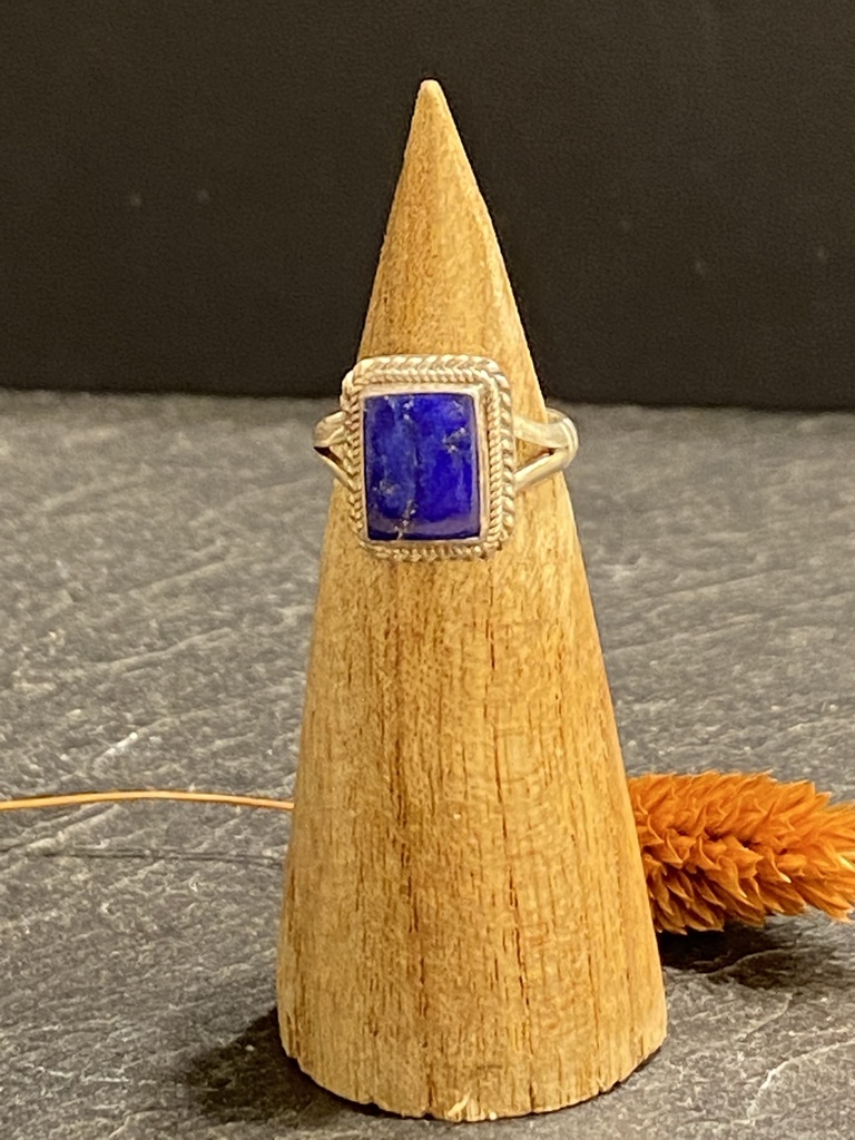 [BAAR-0525-1-4,8-46] Bague Argent 925 & Lapis Lazuli [0525]