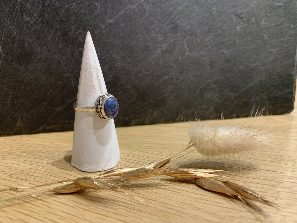 [BAAR-0548-1-5,4-57] Bague Argent 925 & Lapis Lazuli [0548]