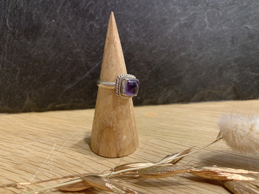 [BAAR-0559-1-3,9-48] Bague Argent 925 & Améthyste [0559]