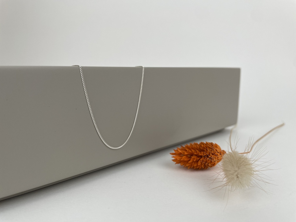 [CHAR-0079-60-CHAI(XS)] Chaîne Argent 925 Chaîne (XS) 60 cm [0079]