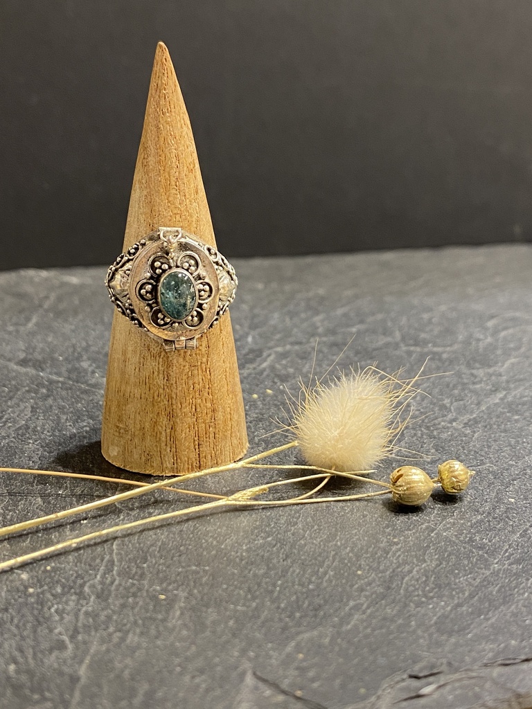 [BAAR-0630-1-7,1-59] Bague Poison Argent 925 & Pierre Naturelle [0630]