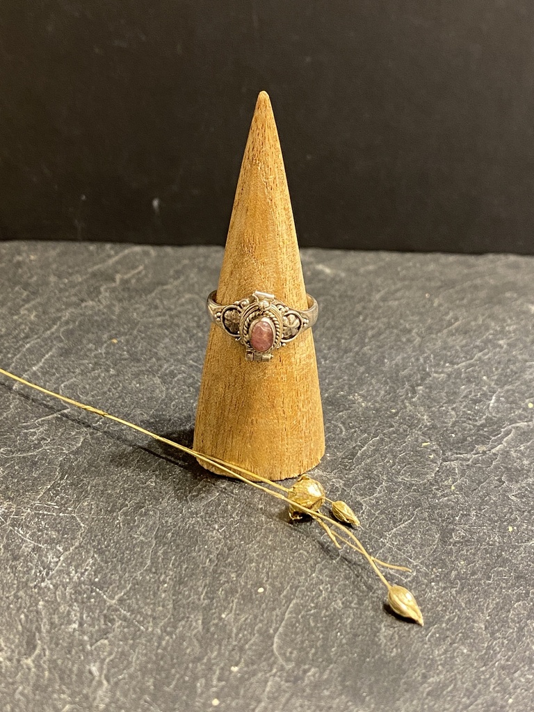 [BAAR-0646-1-3,7-60] Bague Poison Argent 925 & Pierre Naturelle [0646]