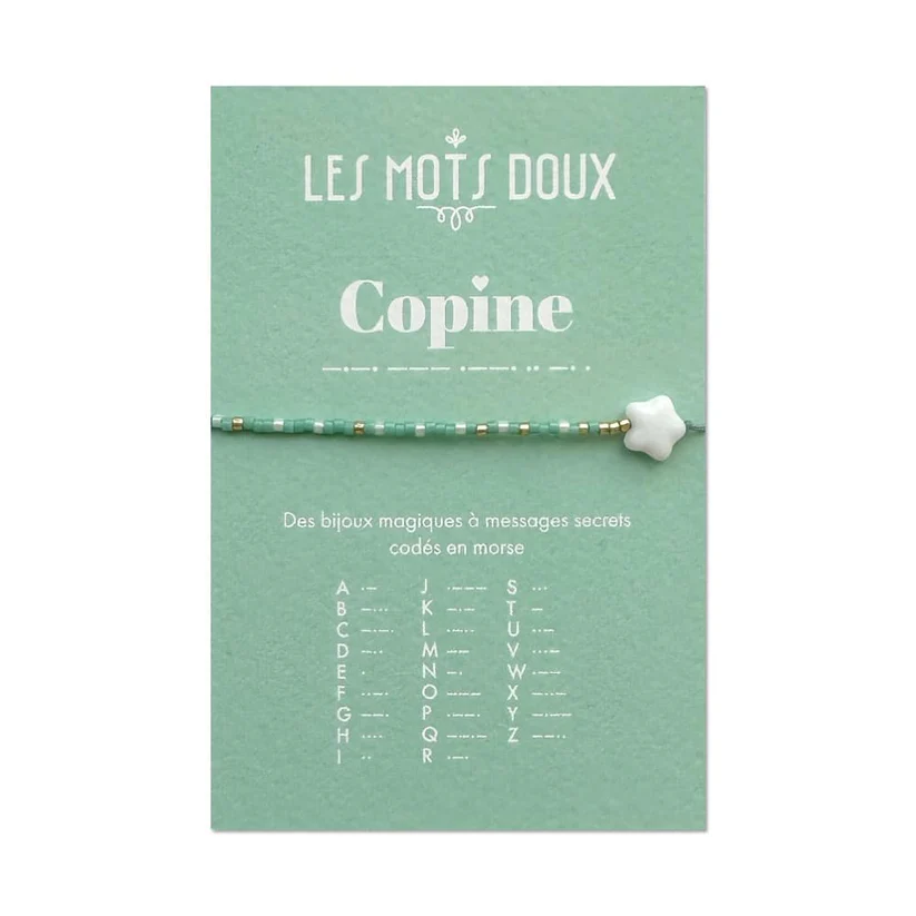 [LMD-BR-ENF-0007] Bracelet Enfant Copine Framboise & Argenté - Les Mots Doux