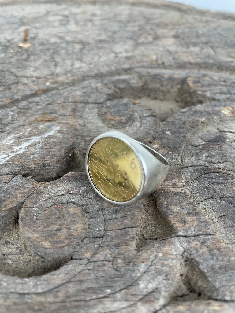 [BAAR-0936-0-10,2-61] Bague Coinring Argent 925 [0936]