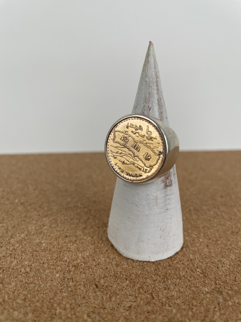 [BAAR-0963-0-9,9-51] Bague Coinring Argent 925 [0963]