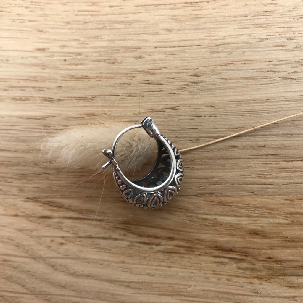 [BOAR-0473-0-4,4-1,9] Boucles d'Oreilles Argent 925 [0473]