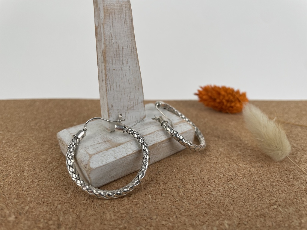 [BOAR-0483-0-5,3-3] Boucles d'Oreilles Argent 925 [0483]