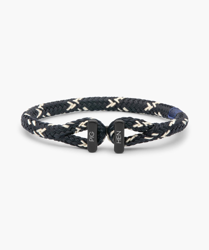 [PIG-P20-263120-L] Icy Ike Navy & Ivory | Black - L [Bracelet]