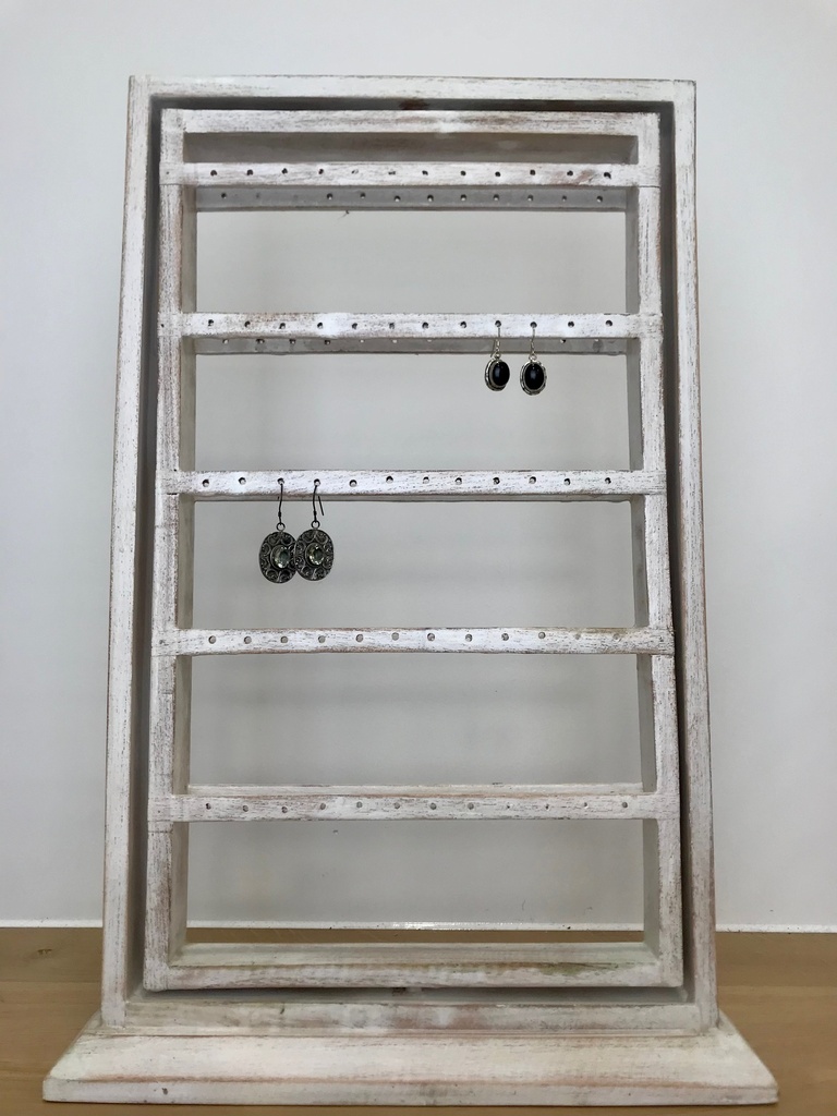 [BIGP-ARBR-0005] Présentoir à bijoux en bois couleur blanche - Big Panda