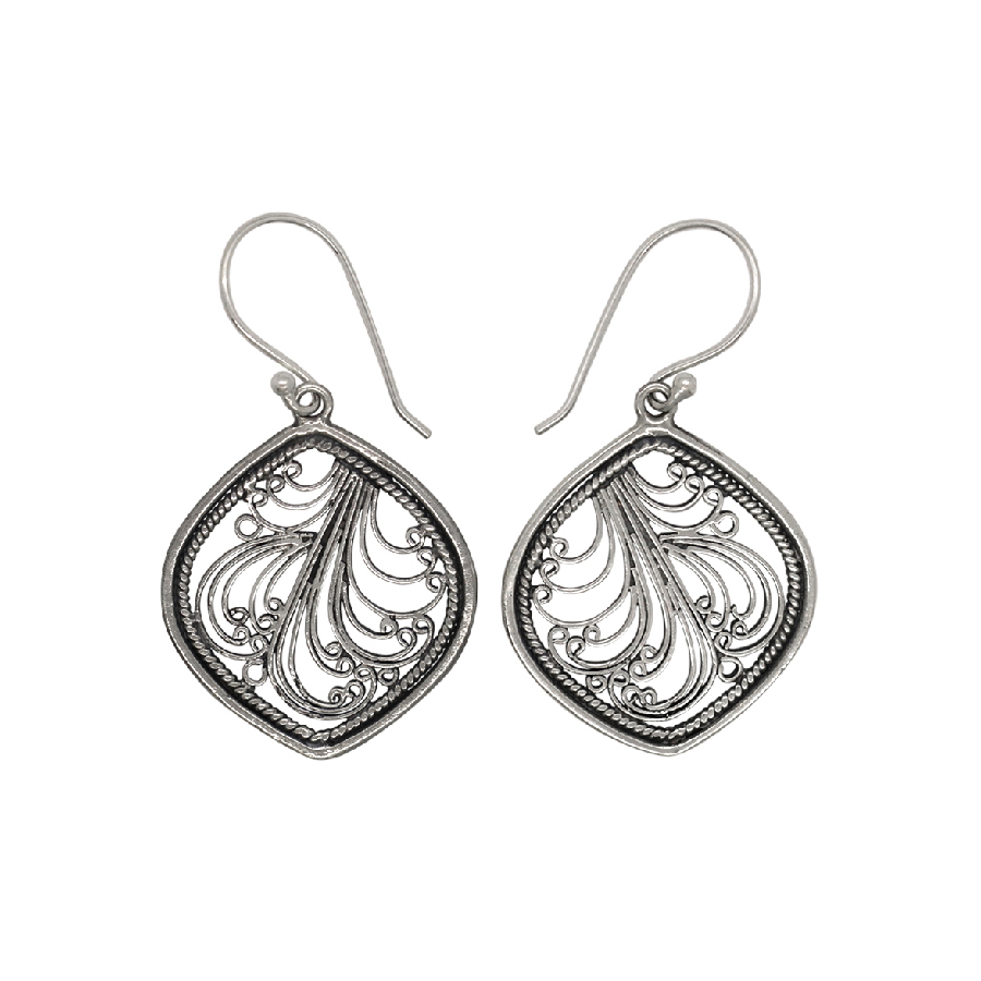 [BOAR-0492-0-5,8-4,2] Boucles d'Oreilles Argent 925 [0492]