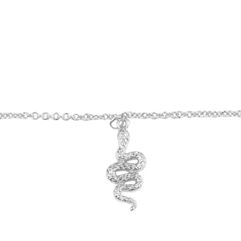 [ATLITW-SVB-SNK-S] Bracelet Souvenir Bracelet Snake Silver 