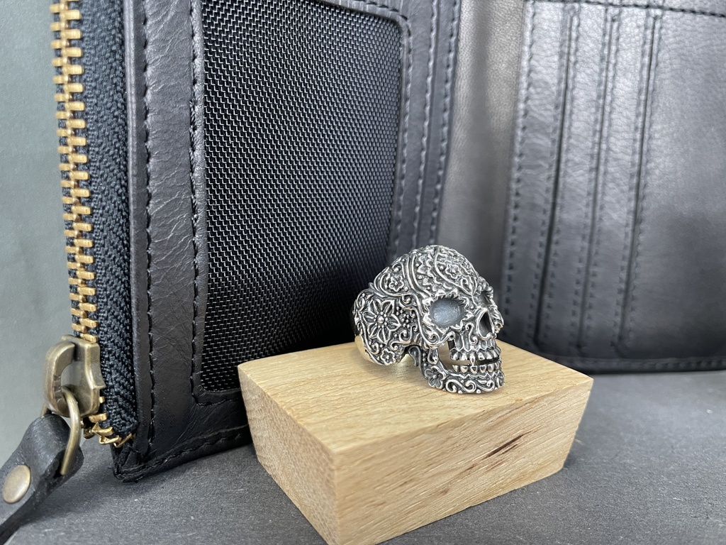 [BAAR-1169-0-16,8-67] Bague Tête De Mort Argent 925 [1169]
