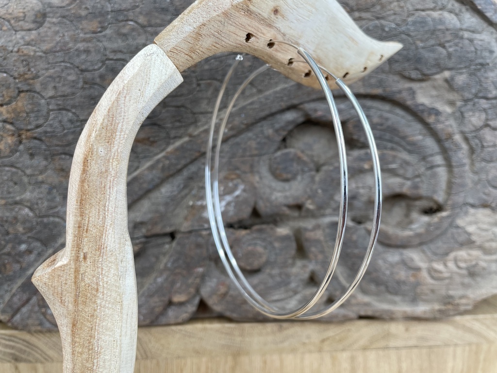 [BOAR-0732-0] Boucles d'Oreilles Créole Argent 925 [0732]