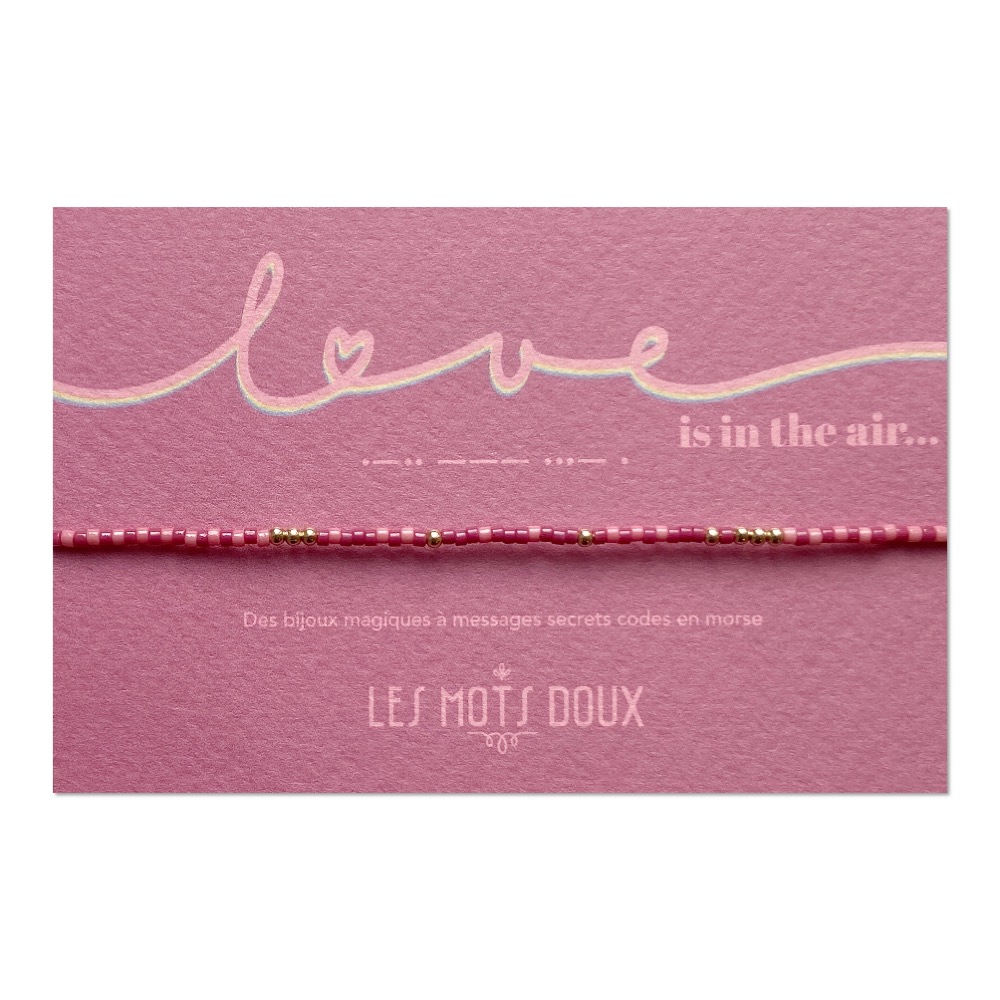 [LMD-BR-SUM-0018] Bracelet Love Rose & Doré