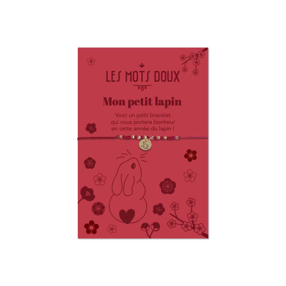 [LMD-BR-SUM-0020] Bracelet Mon petit Lapin