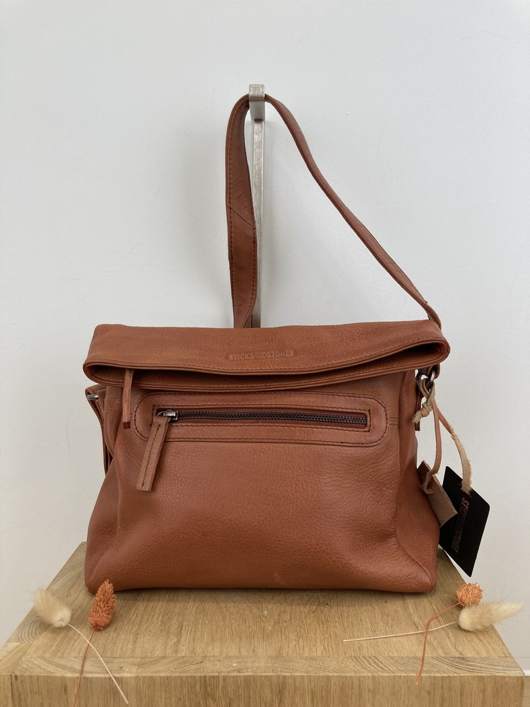 [STICK-23954-SALVADOR-COGNAC] Sac à main Salvador Cognac