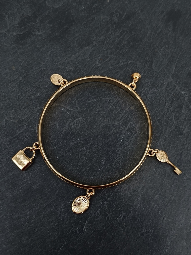 [SHA-RIJO25-DO-M] Bracelet doré taille M