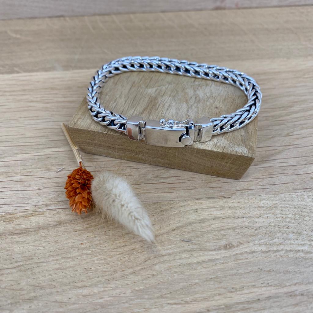 [BRAR-0287] Bracelet Snake Argent 925 [0287]